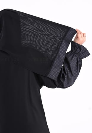 عباية كم منقط زم