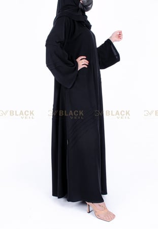 عباية كتف قماش ملكي كسرات