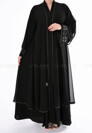 عباية كلوش اسود