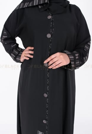 عباية كتف كم مقلوب