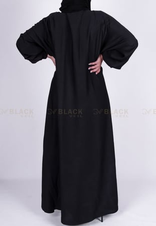 عباية كتف بقماش الحرير المغسول