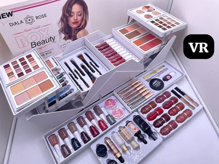 فيولت روزVR * طقم مكياج عروسه جديد