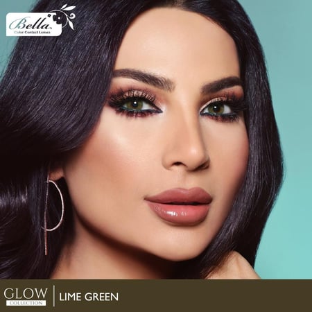lime green  - لايم جرين  عدسات بيلا جلو