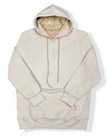 بلوفر اوفر سايز شتوي ( حليبي )