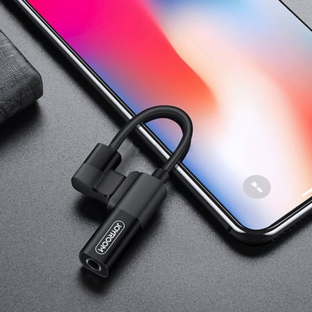 كابل جوروم 2في1 ايفون SM362