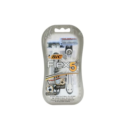 بيك فليكس 5 ماكينة حلاقة رجالي 5 شفرات 2 حبة
