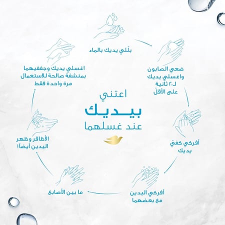 دوف غسول يدين للعناية والحماية مضاد للبكتريا 500 مل