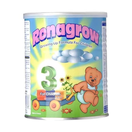 روناجرو حليب أطفال (3) لمرحلة النمو بالفانيلا 400 جم