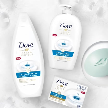 دوف غسول يدين للعناية والحماية مضاد للبكتريا 500 مل