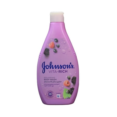 جونسون سائل استحمام فيتا ريتش مع خلاصة التوت 400 مل