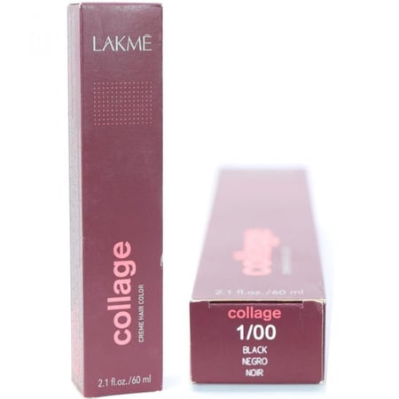 لاكمي صبغه شعر كولاج 60 مل 1/00 اسود