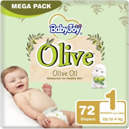 72 بيبي جوي أوليف زيت الزيتون مولود جديد العبوة الضخمة