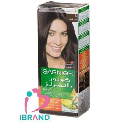 جارنييه صبغه شعر كولور ناتشرلز 3 بني غامق