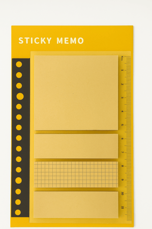 ملاحظات لاصقة متعددة المقاسات