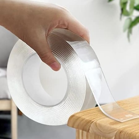 لاصق وجهين شفاف