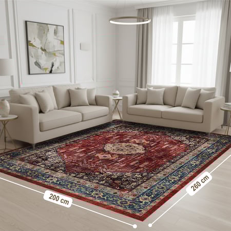 سجادة تراثية عتيقة | نمط شرقي تركي | لغرفة المعيشة وغرفة الطعام