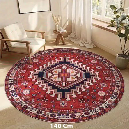 سجادة حمراء تراثية نمط كازاك | مقاسات متعددة