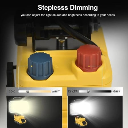 كشاف ليد يعمل بالبطارية