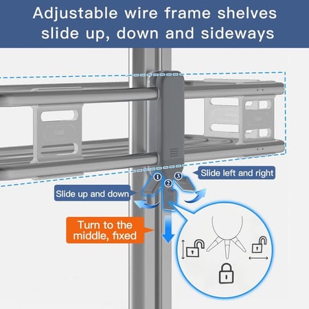 حامل و منظم الحمام