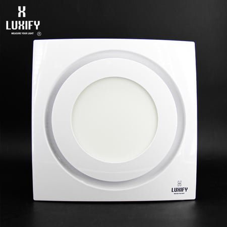 مروحة ديكور 20 * 20 مع إنارة ليد أبيض 12 وات LUXIFY