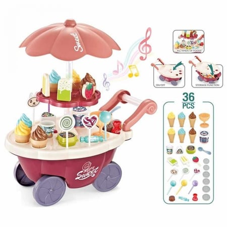 لعبة عربة الأيس كريم Home candy cart