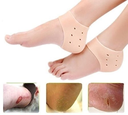 جوارب كعب القدمين للحماية من التشققات