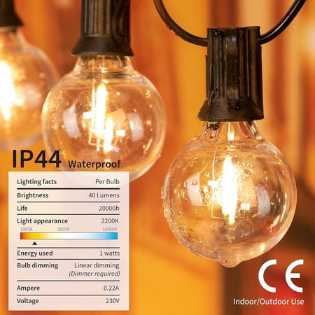 لمبات عقد للرحلات 10 متر على ولاعة السيارة