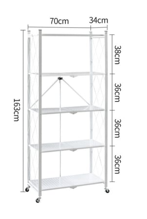 ستاند تخزين 5 ارفف قابل للطي