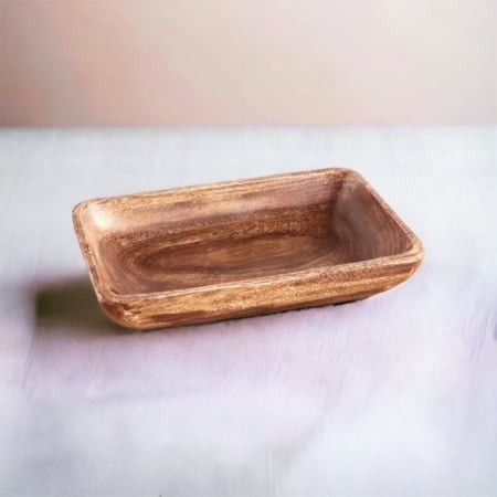 وعاء خشبي كبير قطعة واحده