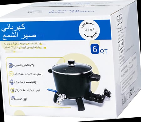 جهاز إذابة الشمع الالكتروني المتطور 6 لتر