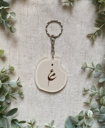 ميدالية مفاتيح شكل دائره مشطوفه سكري