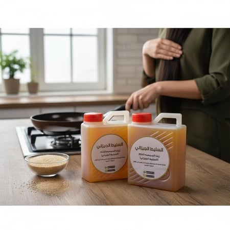 عبوتين زيت السليط الجيزاني