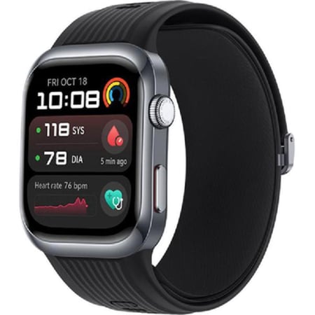 ساعة هواوي Fit D2 سوار من الفلورو المطاط لون اسود