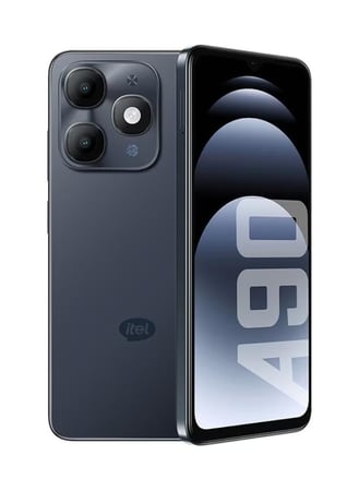 ايتل A90 ذاكرة داخلية 64 جيجابايت وذاكرة رام 3+5 جيجابايت لون اسود