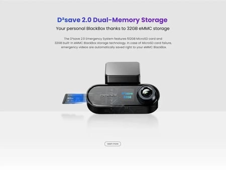 داش كام DDPAI N5 DUAL - 4K أمامية + خلفية