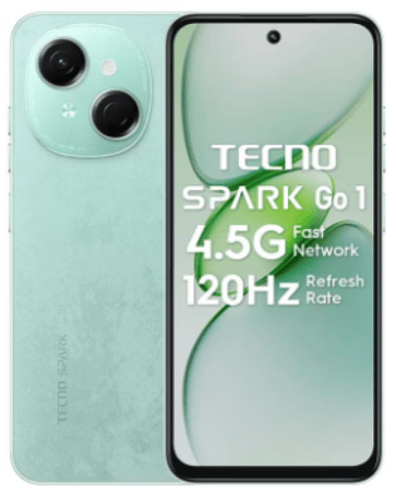 تكنو سبارك جو 1 ذاكرة داخلية 64 جيجابايت وذاكرة رام 3+3 جيجابايت يدعم تقنية 4G