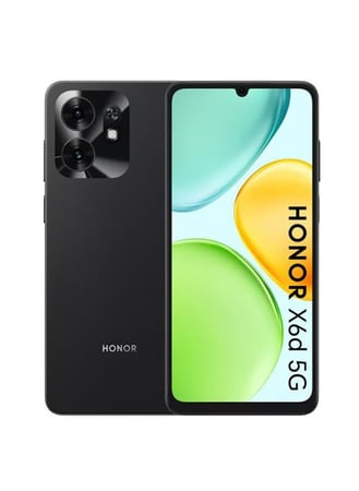هونر  X6d ذاكرة داخلية 256 جيجابايت وذاكرة رام 4 جيجابايت يدعم تقنية 5G