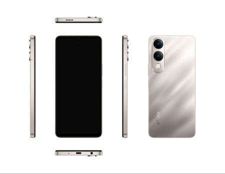 فيفو Y19s ذاكرة داخلية 128 جيجابايت وذاكرة رام 4 جيجابايت يدعم تقنية 5G