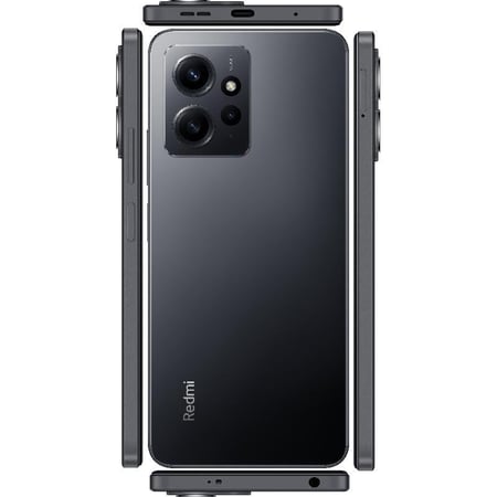 شاومي ريدمي نوت 12 ذاكرة داخلية 128 جيجابايت وذاكرة رام 6 جيجابايت يدعم تقنية 4G لون رمادي