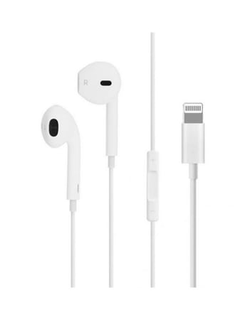 ابل سماعات أذن مع موصل لايتننغ أبيض ايفون 7/8