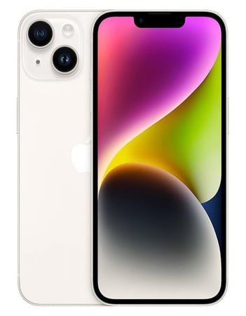 ايفون 14 256 جيجابايت - الجيل الخامس - ستارلايت