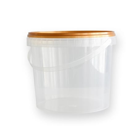 سطل بلاستيك 2500 مل /عدد 75