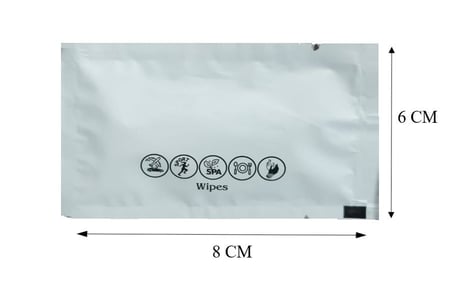 منديل منعش مبلل برائحة الليمون/العدد 25 منشفة