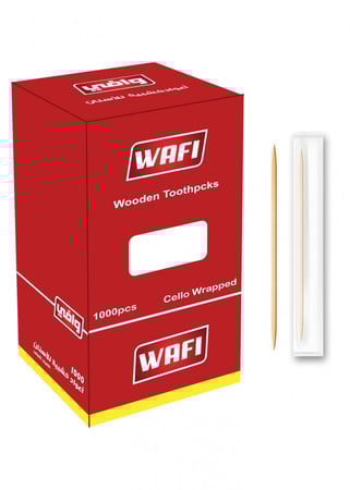 علبة عيدان تنظيف الاسنان