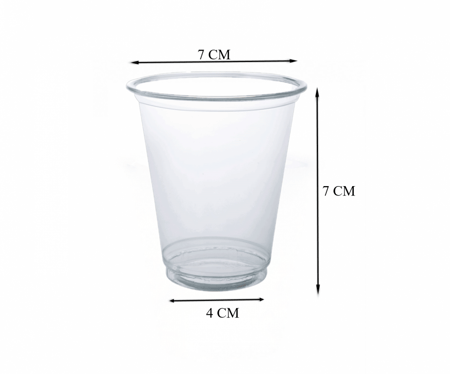 اكواب بلاستيك شفافة 5 انز