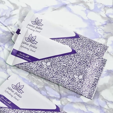 منشفة معطرة برائحة الافندر