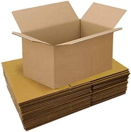 مجموعة ( 25) كرتون شحن بني 3طبقات-52*52*52سم