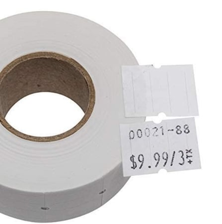 لفات ورق مكينة الترقيم والتسعير/العدد 10 لفات