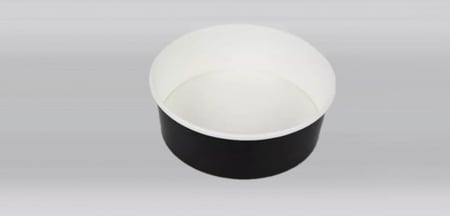 زبدية ورق أسود بدون غطاء -24أنز/ العدد 25 حبة