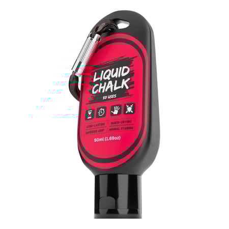 طباشير سائلة آمنة طبياً وتدوم طويلاً لقبضة اقوى وأكثر ثبات في أداء مختلف الرياضات لزيادة التحمل والثبات في منطقة اليدين